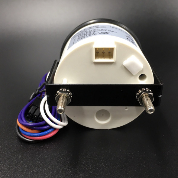 Указатель аварийной сигнализации двигателя (черный, черный ободок)