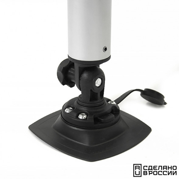 Держатель спиннинга торцевой на баллон быстросъемный, алюминий