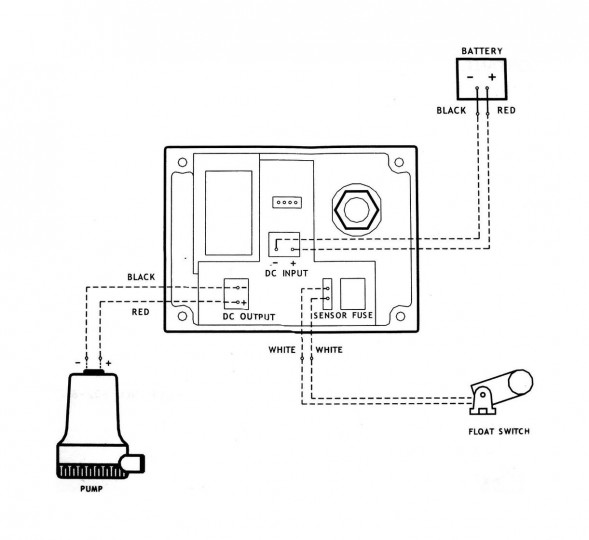 Комплект управления водооткачивающей помпой