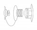 Клапан воздушный для лодки ПВХ, Suzumar/Forward (упаковка из 10 шт.)