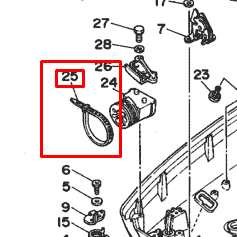 Хомут пластмассовый 90465-13M39