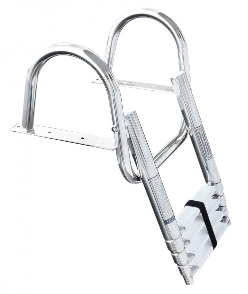 Трап телескопический, 4 ступени, длина 1156/394 мм, ширина 375 мм