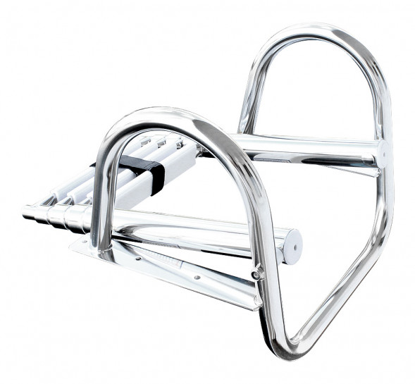 Трап телескопический, 4 ступени, длина 1156/394 мм, ширина 375 мм