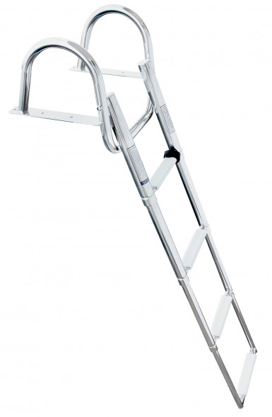 Трап телескопический, 4 ступени, длина 1156/394 мм, ширина 375 мм