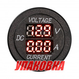 Вольтметр цифровой 6-30 В и амперметр, 0-10А (упаковка из 10 шт.)