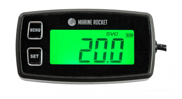 Тахометр универсальный со счетчиком моточасов с подсветкой и сменной батарейкой