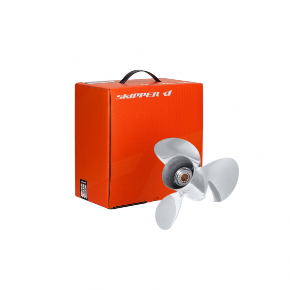 Винт гребной  Skipper для Yamaha 40-60HP, диаметр 11 3/8" нержавеющий, лопастей - 3, шаг 12"