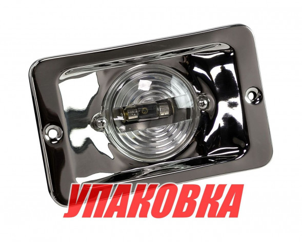 Огонь кормовой прямоугольный, нержавеющая сталь (упаковка из 4 шт.)