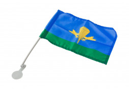 Флаг ВДВ автомобильный 24х36 с кронштейном