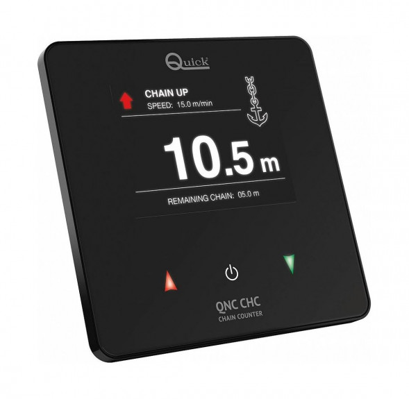 Счетчик цепи для якорной лебедки, QNC CHC, врезной, Quick