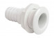 Разъем водосброса с обратным клапаном под шланг 32 мм, белый