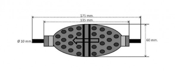 Груша топливоподкачивающая для лодочных моторов, 9 мм
