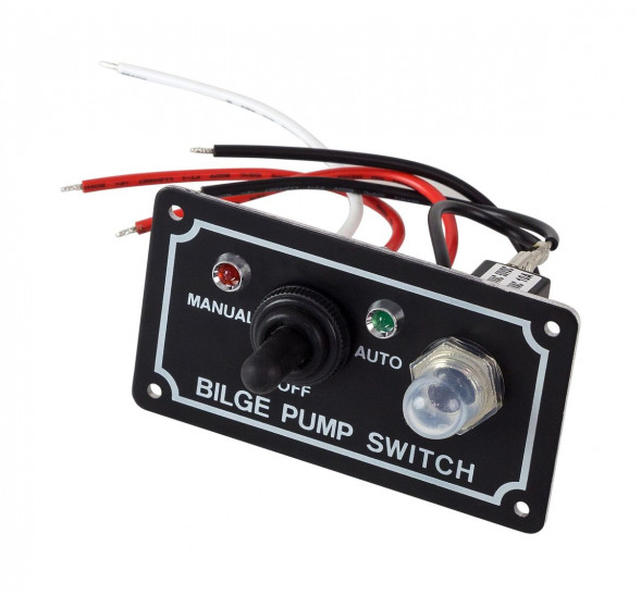 Панель управления водооткачивающей помпой auto-off-manual с влагозащищенным тумблером