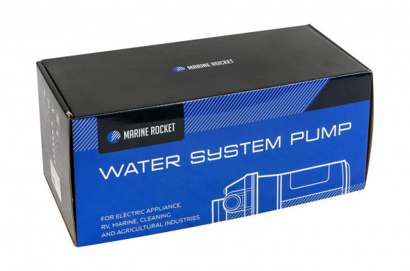 Помпа водоподающая мембранная Marine Rocket, 12 В, 11 л/мин, 3.7 бар, 9А