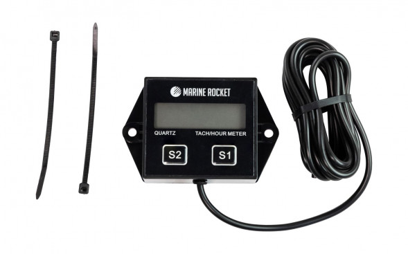 Тахометр универсальный со счетчиком моточасов, сменная батарейка