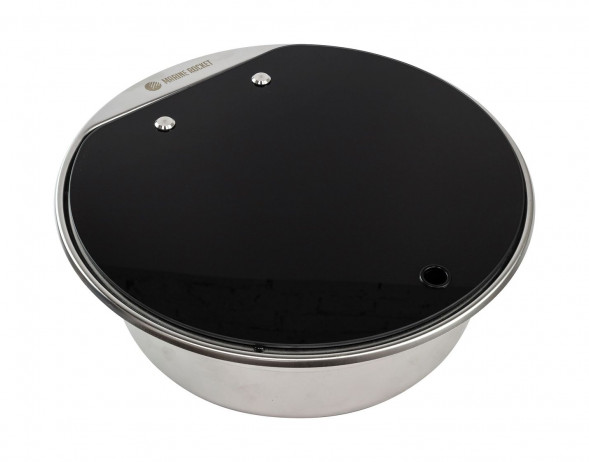 Мойка круглая, стеклянная крышка, Marine Rocket