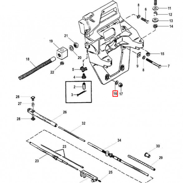 Шайба стальная диам. 13 мм MERCRUISER (12-21900) (Quicksilver)