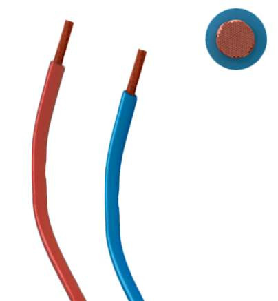 Провод гибкий монтажный TOPFLEX V-K, голубой, 1*6,0