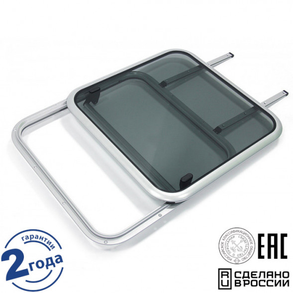 Люк палубный сдвижной Альбатрос 580х580