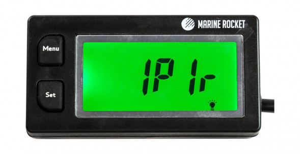 Тахометр универсальный со счетчиком моточасов, вольтметром с подсветкой и сменной батарейкой