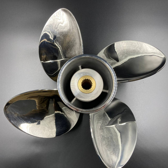 Гребной винт левого вращения VOLVO SX (СТАЛЬ) (4X14 1/4X17) (POLASTORM TQ)