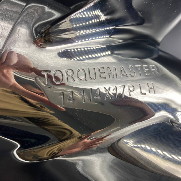 Гребной винт левого вращения VOLVO SX (СТАЛЬ) (4X14 1/4X17) (POLASTORM TQ)