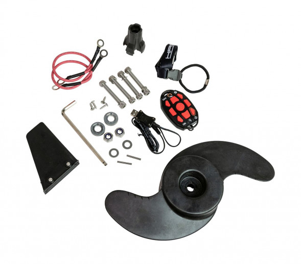 Троллинговый электромотор Haswing Cayman B 120 lbs/183 см/36v/GPS (электроякорь), черный