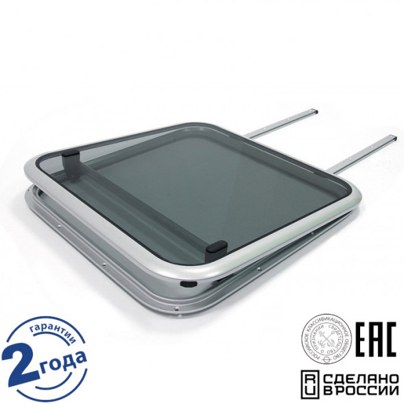 Люк палубный сдвижной Альбатрос 720х720