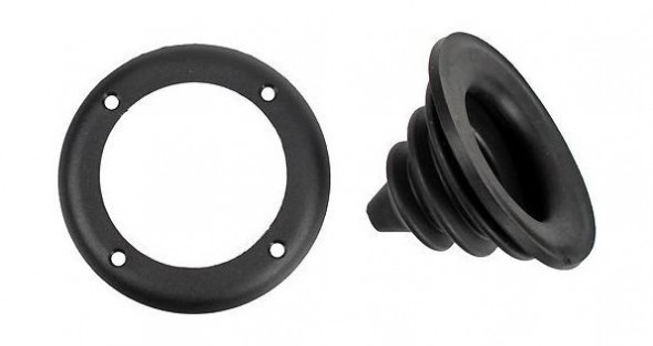 Уплотнитель для тросов управления черный, д. 152 мм