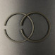 Кольца поршневые, Комплект нижних колец на 2 поршня Tohatsu M40C (STD) (RT)