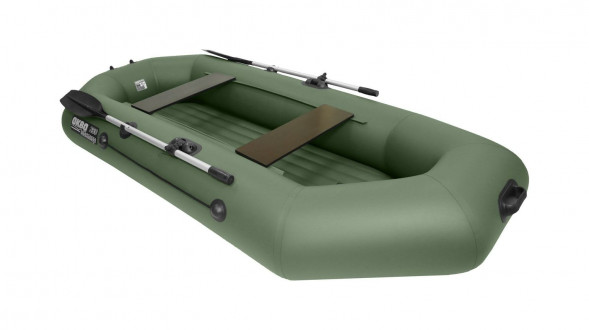 Надувная лодка ПВХ, АКВА-МАСТЕР 280 НД, зеленый