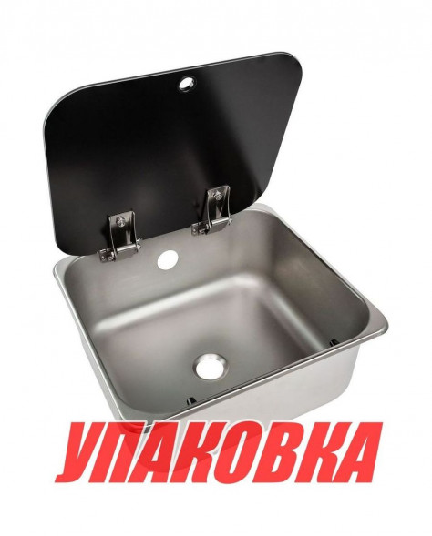 Мойка прямоугольная, стеклянная крышка, Marine Rocket (упаковка из 3 шт.)