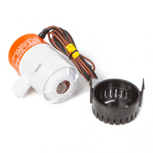 Помпа водооткачивающая SeaFlo трюмная, 24V 350 галлон/час, патрубок 19 мм