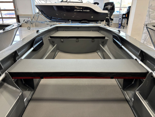 Моторная лодка Swimmer 430, тент ходовой, тент транспортировочный