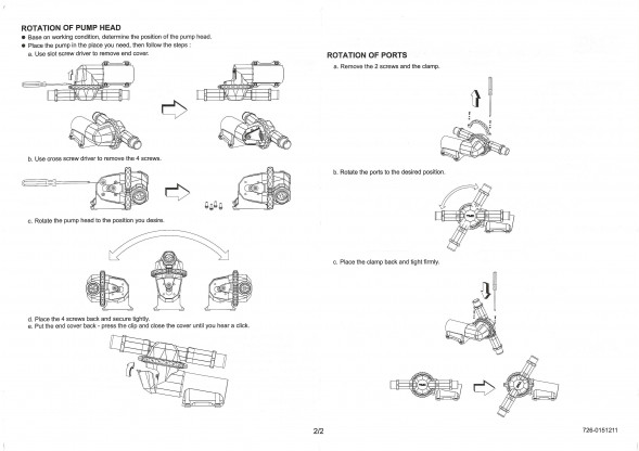 Самовсасывающий насос для &quot;черных вод&quot; 12В