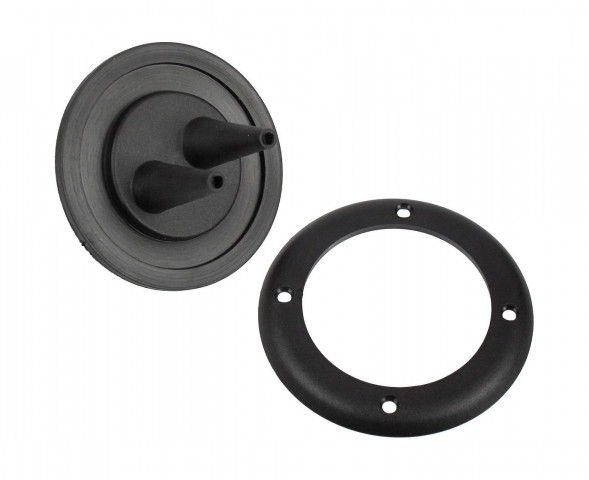 Уплотнитель для 2-х тросов управления черный, д. 105 мм (упаковка из 40 шт.)