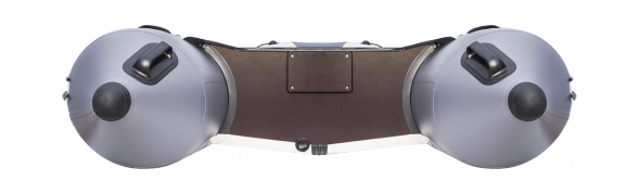 Надувная лодка ПВХ, Ривьера Компакт 3600 СК Комби, светло-серый/графит