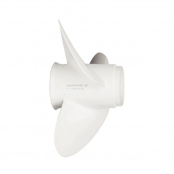 Винт гребной  Skipper для Yamaha 40-60HP, диаметр 11 1/4&quot; алюминиевый, лопастей - 3, шаг 14&quot;