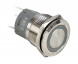 Кнопка с фиксацией, подсветка белая, 12 В, д. 22 мм, Marine Rocket