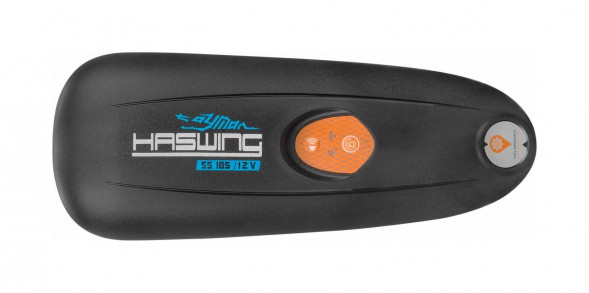 Троллинговый электромотор Haswing Cayman B 55 lbs/152 см/12v/GPS (электроякорь), черный