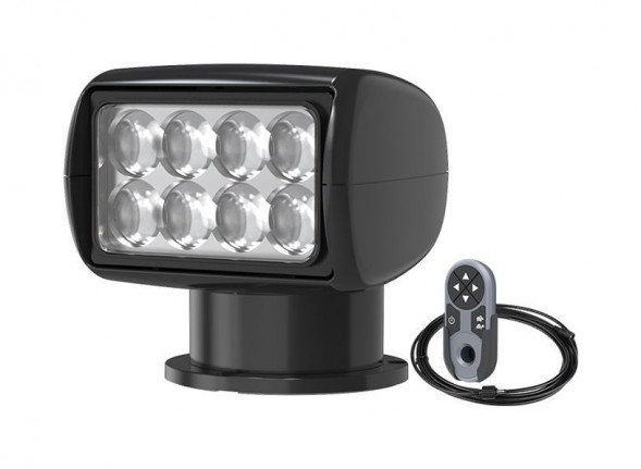 Прожектор с дистанционным управлением, черный 10-30В, SeaFlo