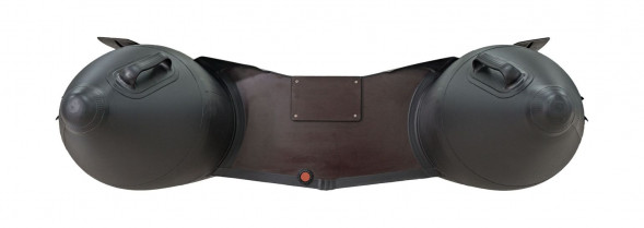 Надувная лодка ПВХ, Ривьера Компакт 3200 СК Комби, светло-серый/черный