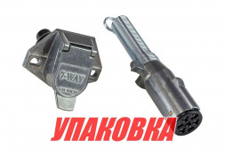 Разъем электрический 7-и контактный (упаковка из 8 шт.)