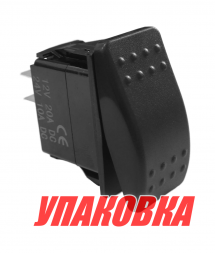 Переключатель трехпозиционный (ON)-OFF-ON 12 В/20А 3Р (упаковка из 4 шт.)