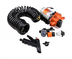 Комплект помывочный SeaFlo, 12 В, 19,7 л/мин, 70 PSI (4.8 бар)