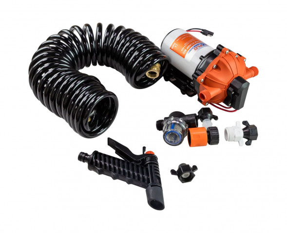 Комплект помывочный SeaFlo, 12 В, 19,7 л/мин, 70 PSI (4.8 бар)