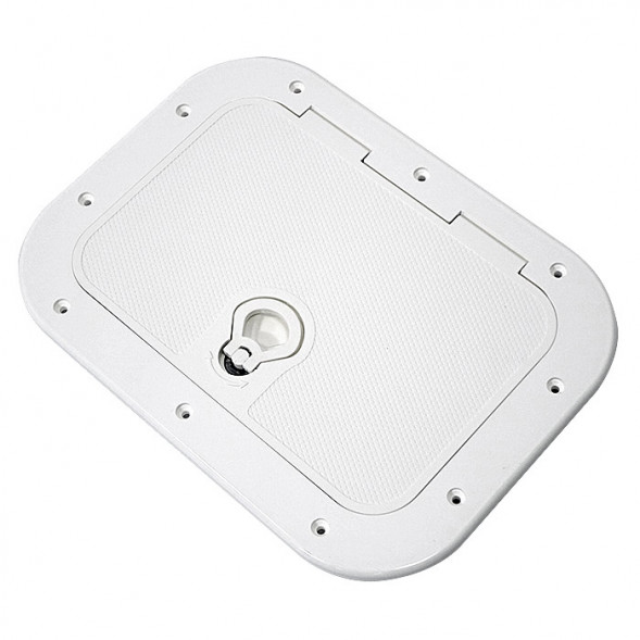 Крышка рундука 377х277 белая пластмасса