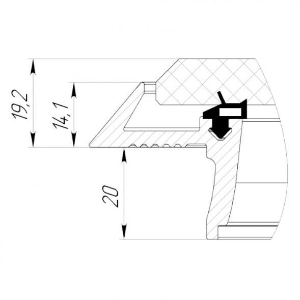 Люк палубный безрамный Пеликан 425x425 R75 (черное исполнение)
