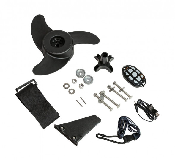 Троллинговый электромотор Haswing Cayman B 55 lbs/152 см/12v/GPS (электроякорь), белый