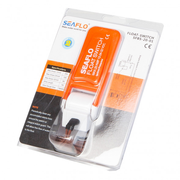 Переключатель автоматический поплавковый SeaFlo, 12V/24V
